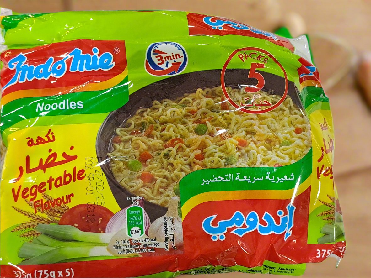 Indomie noodles Vegetable
Flavour