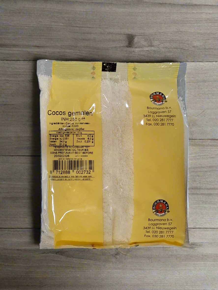 Zohra Cocos Gemalen Finely Ground Coconut