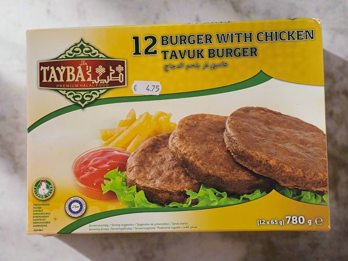 Tayba Burger With Chicken Tavuk Burger