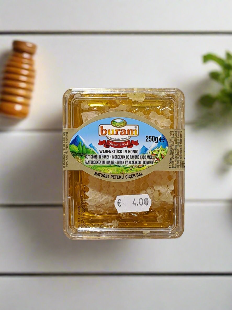 Buram Naturel Petekli Ciçek Bal