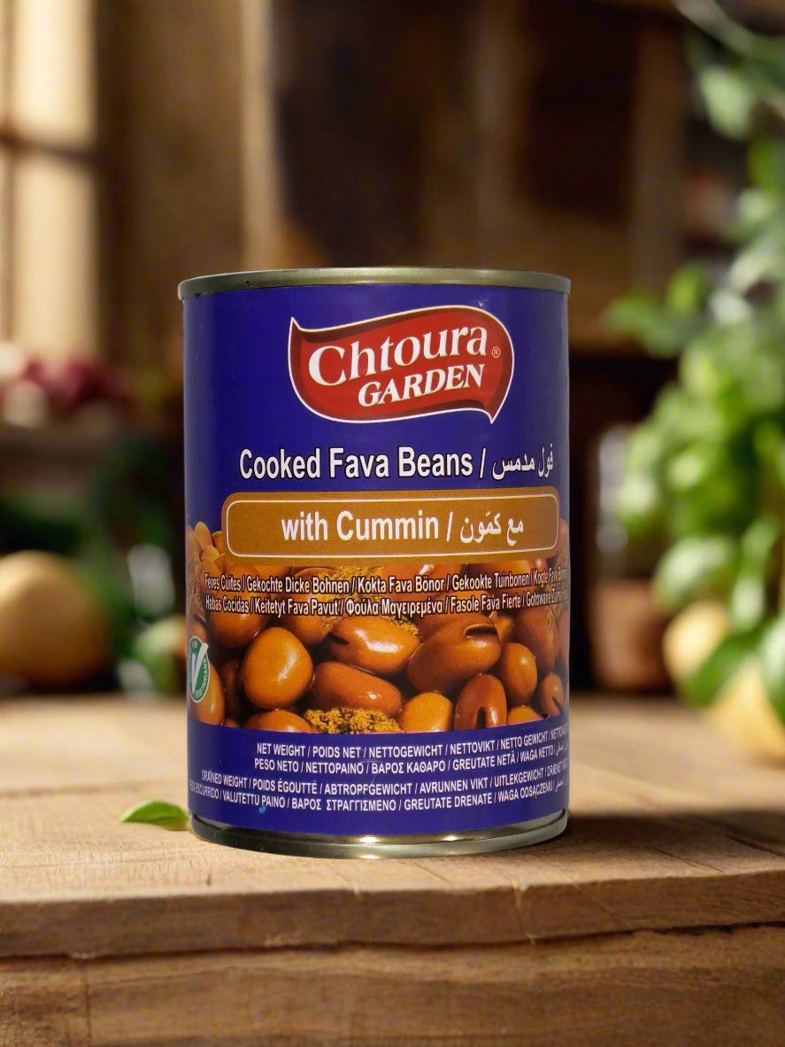 Chtoura Garden Cooked Fava Beans with Cummin