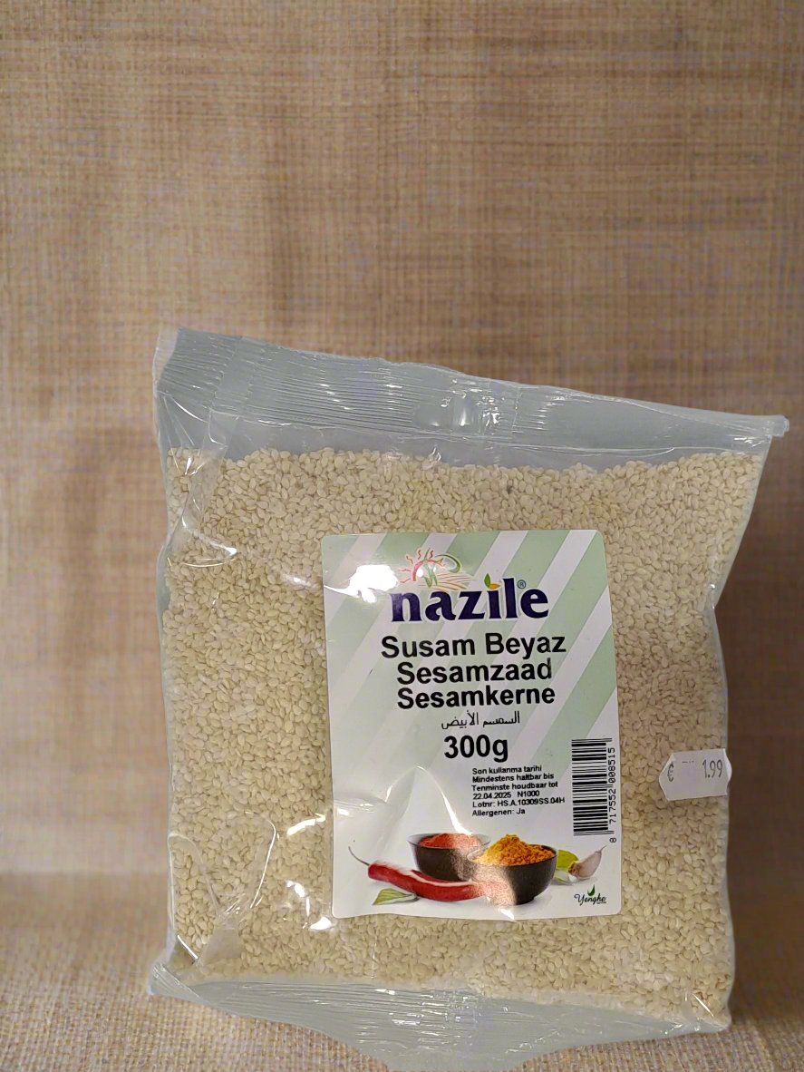 Nazile Susam Beyaz (White Sesame Seeds)