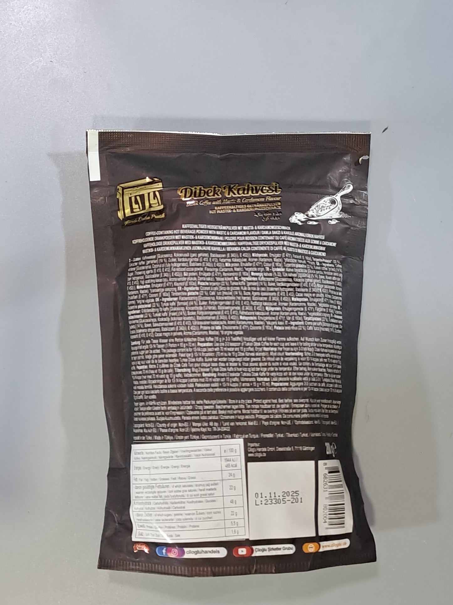 Kahya Dibek Kahvesi, Traditional Turkish Coffee 100g