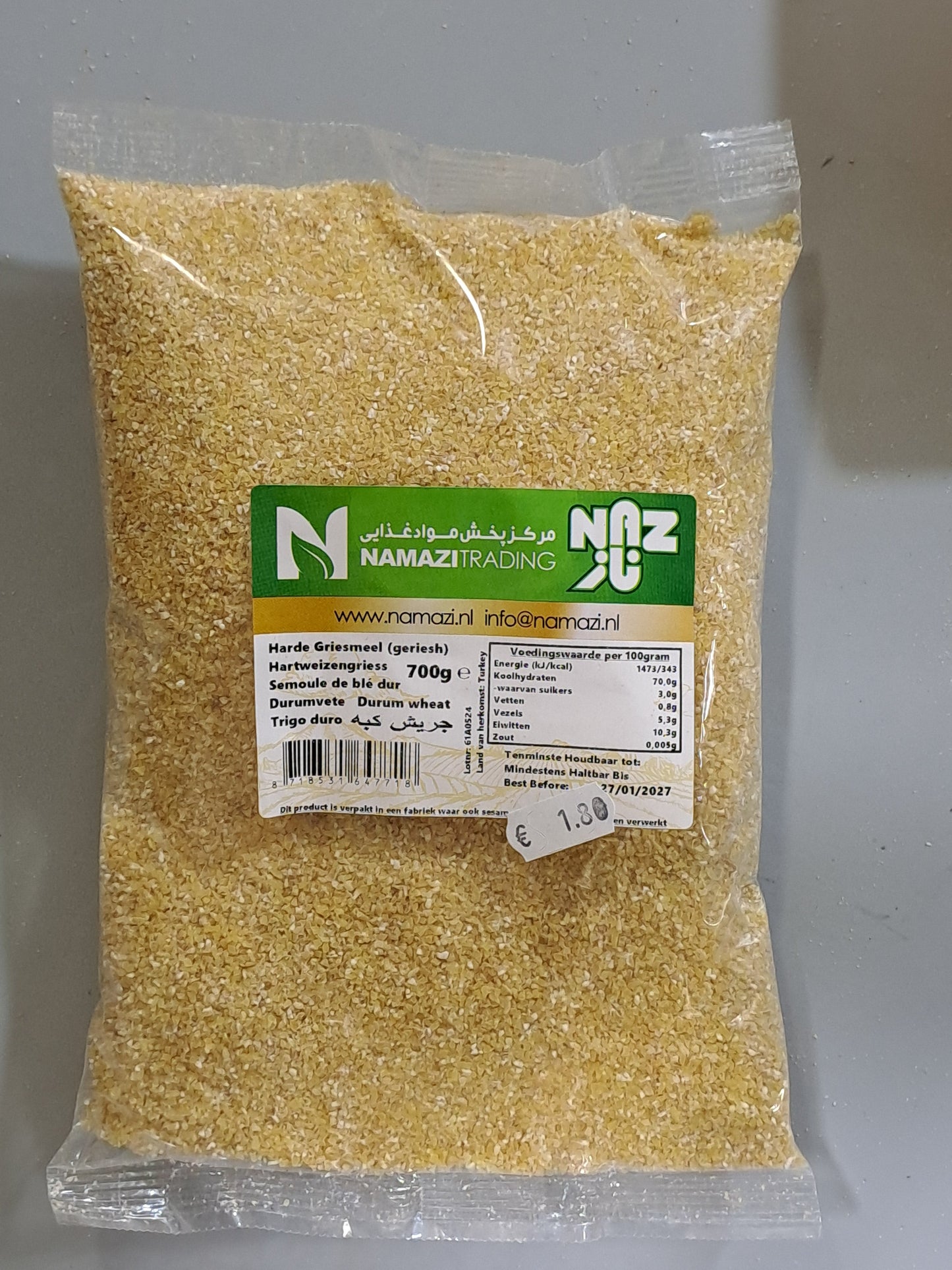 Namazi Harde Griesmeel (geriesh)