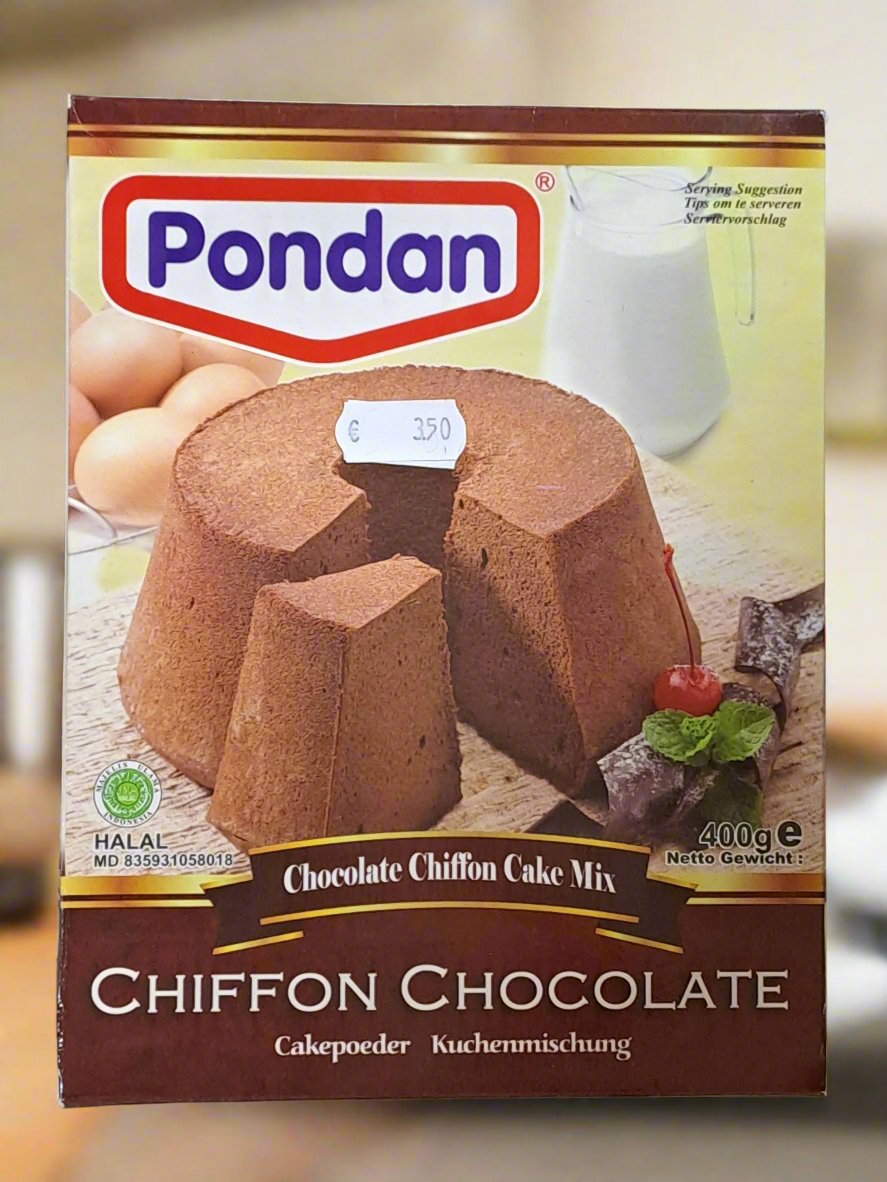Pondan Chocolate Chiffon Cake Mix