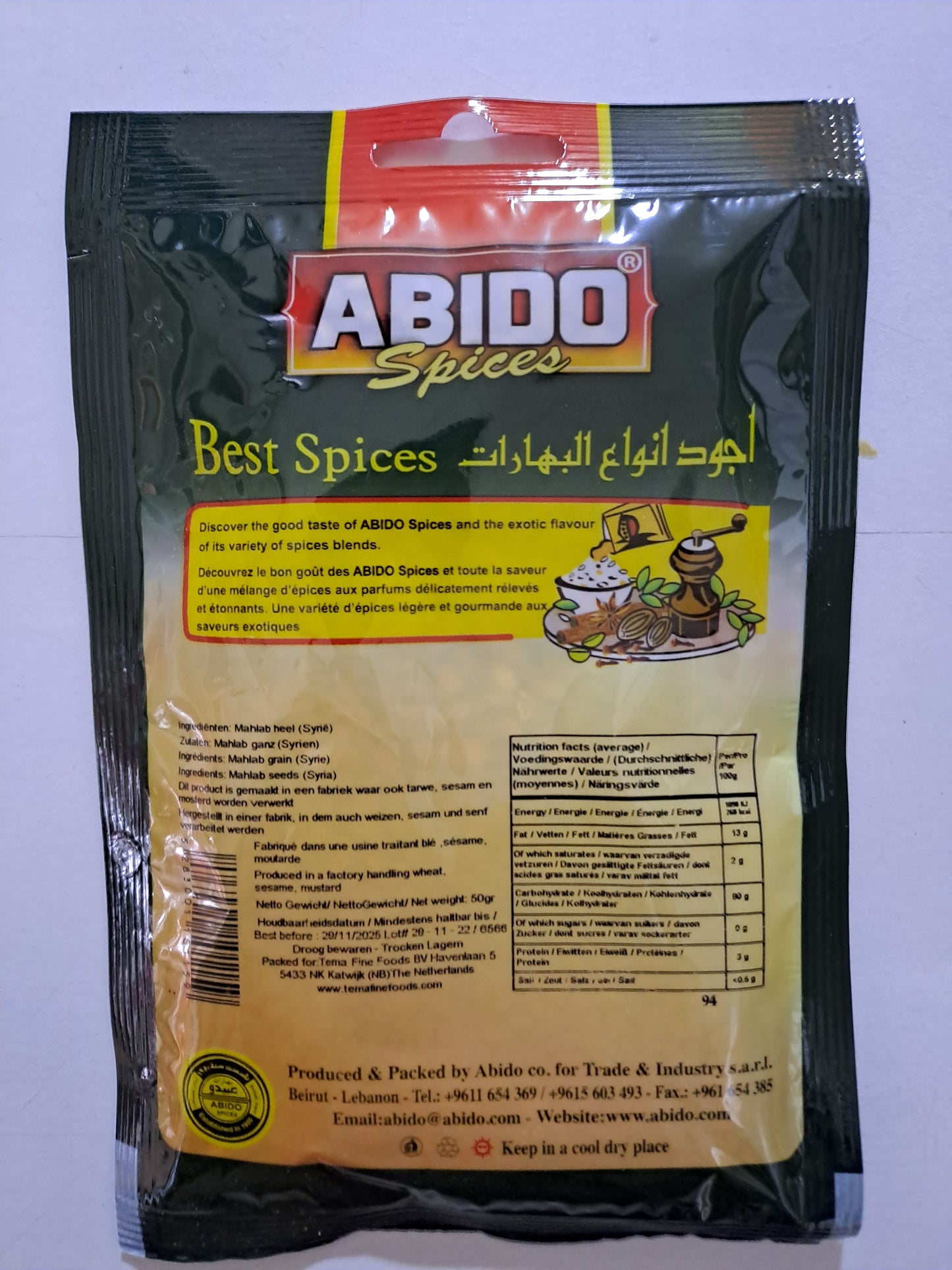 ABIDO SPICES Mahlab (Heel)