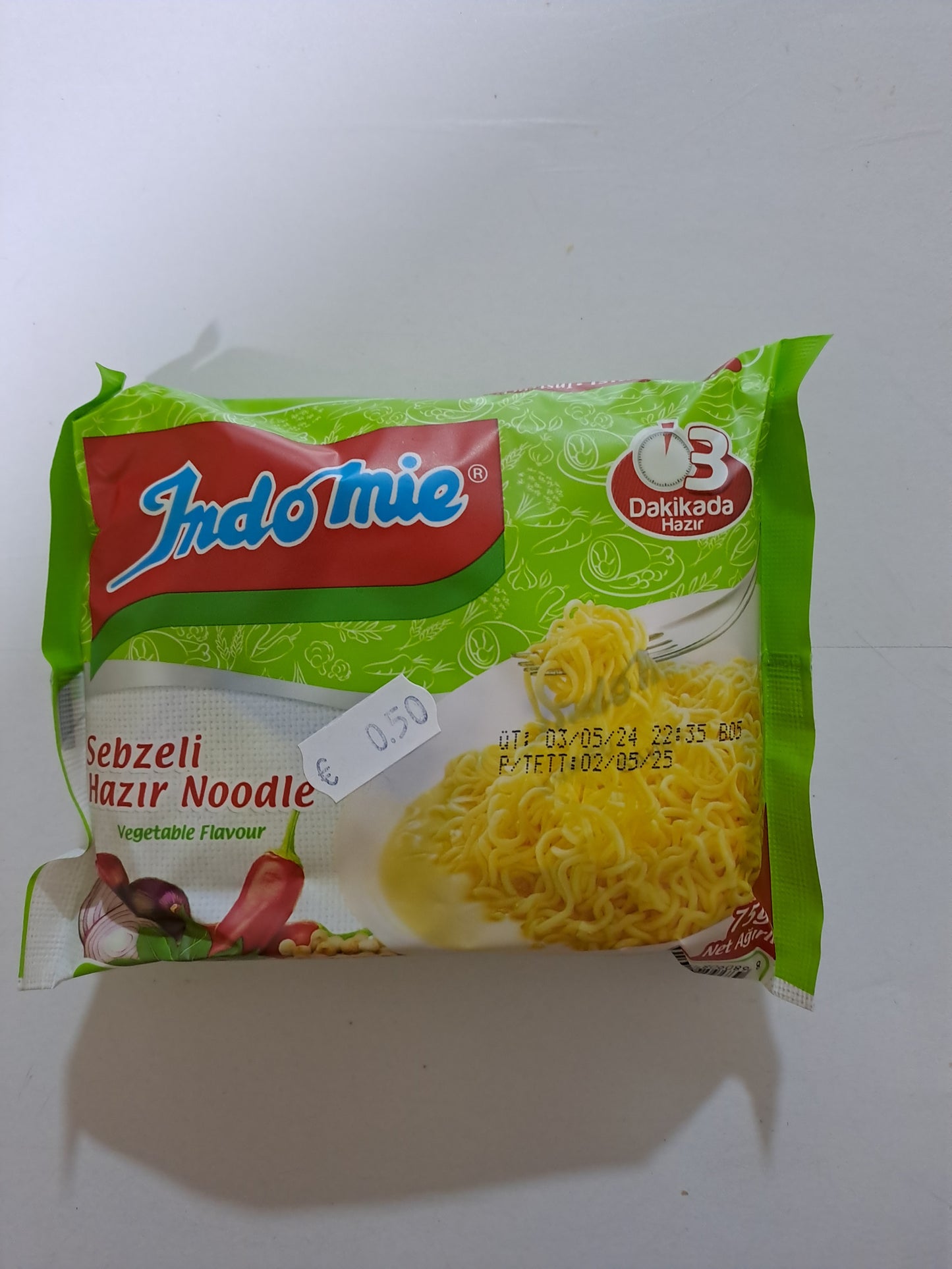 Indomie Sebzeli Hazir Noodle Vegetable Flavour