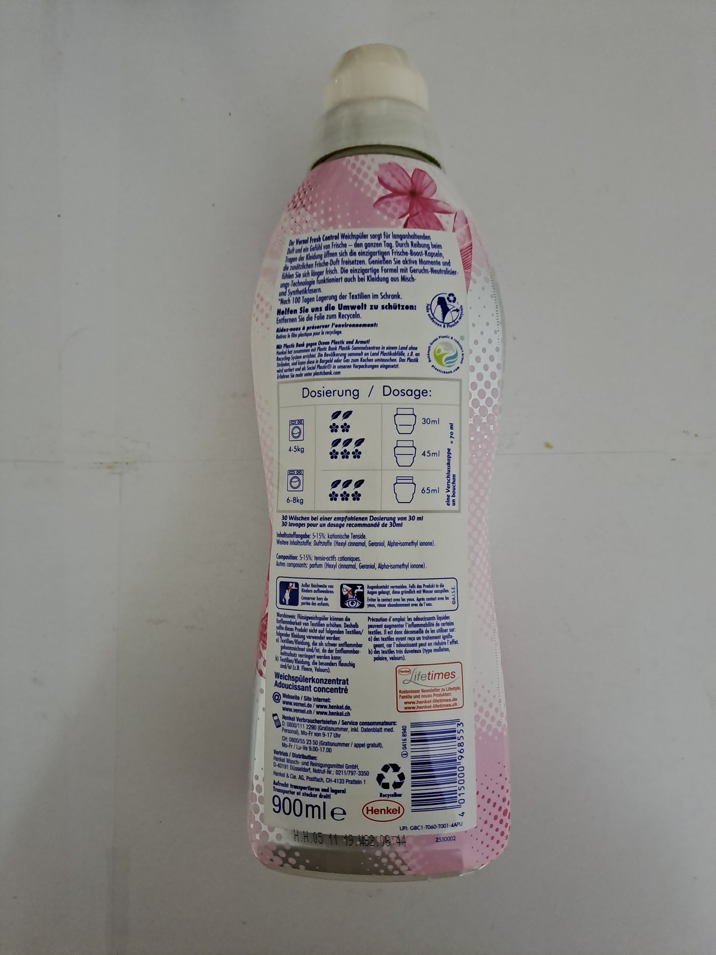 Vernel Wasverzachter 900ml