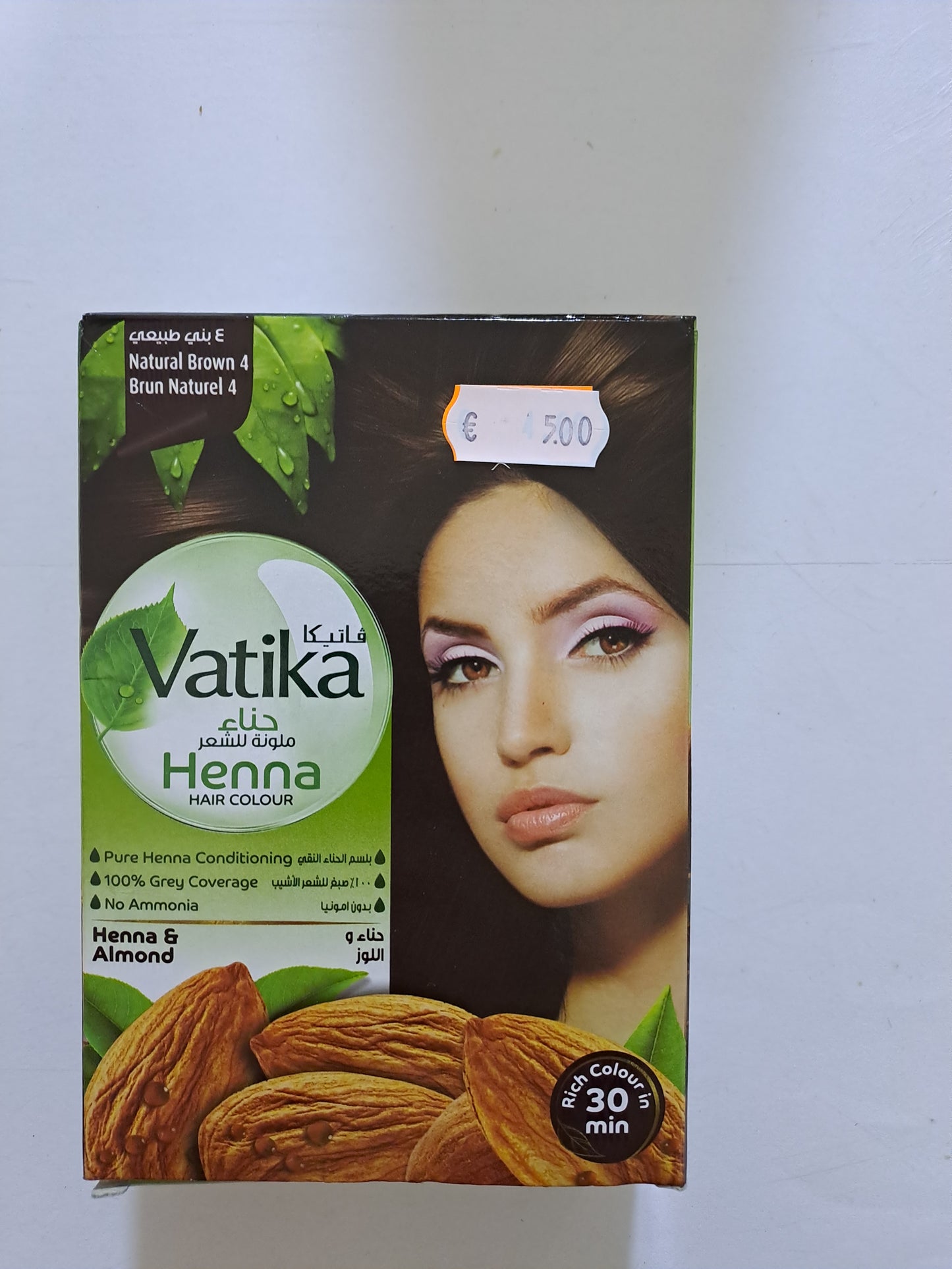 Vatika Henna Hair Colour Natural Brown 4