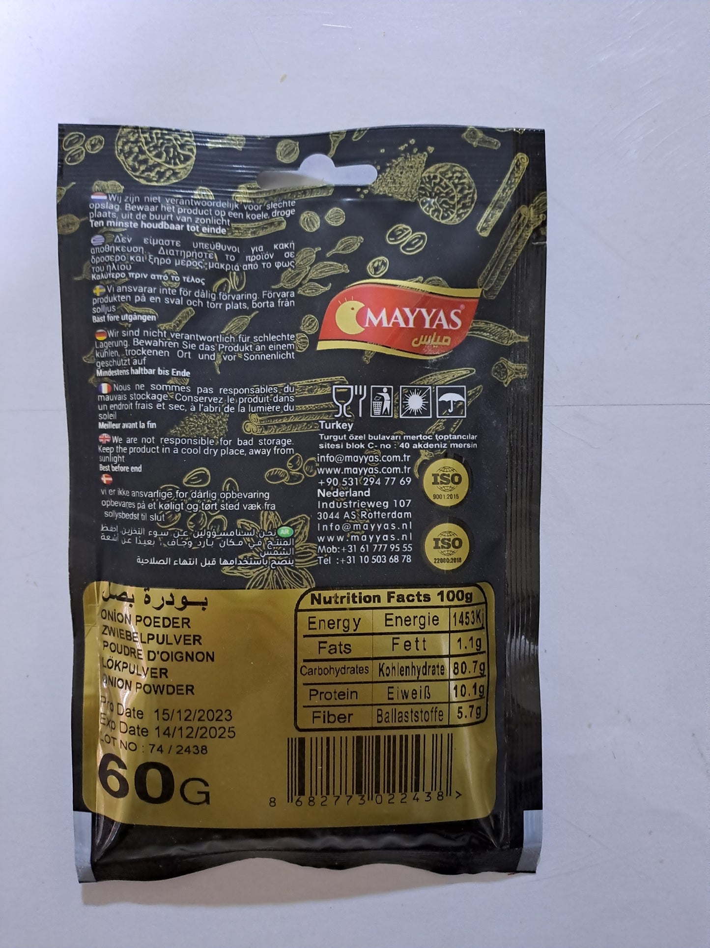 Mayyas Onion Powder