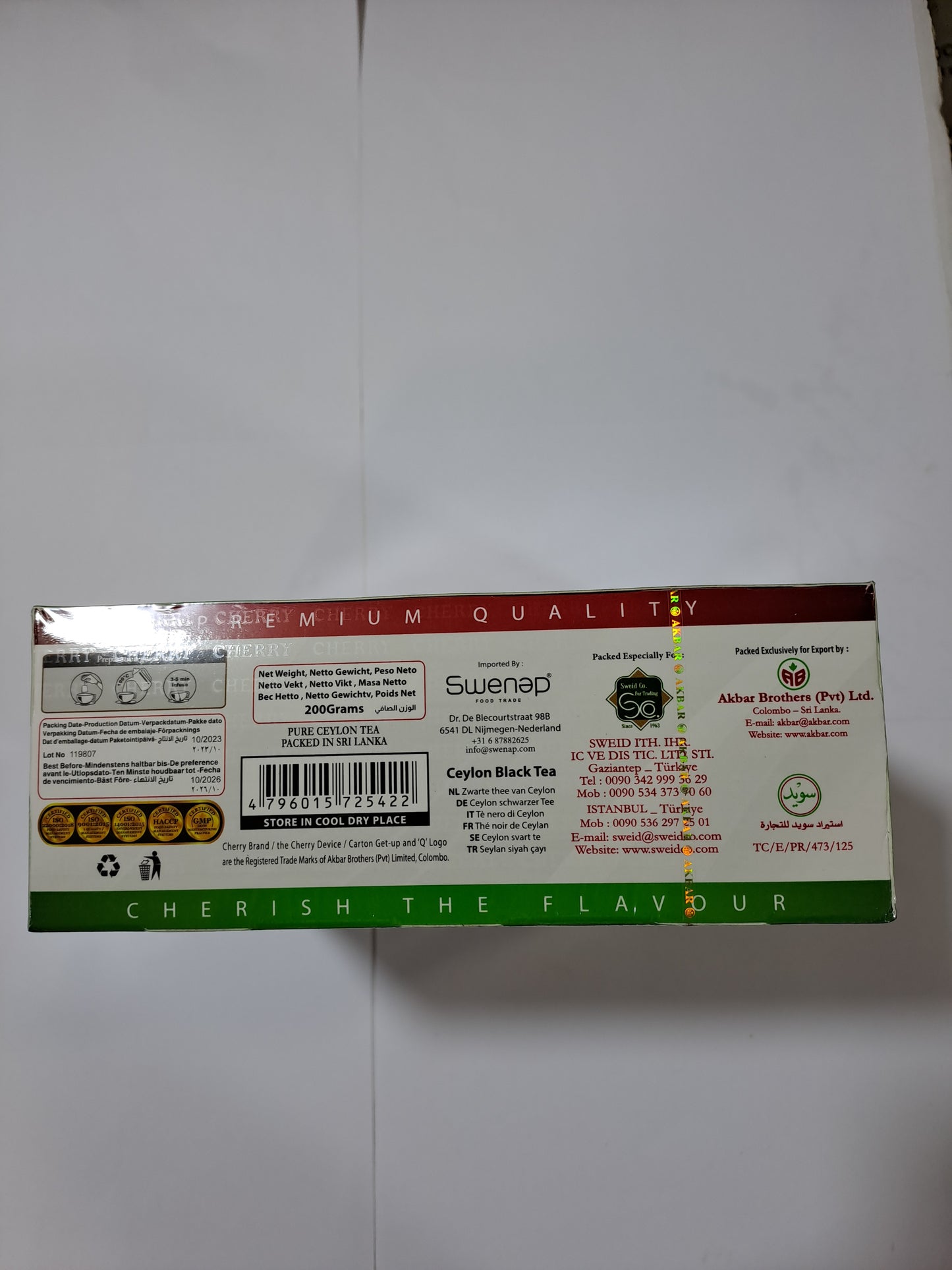 Cherry Brand ceylon black tea