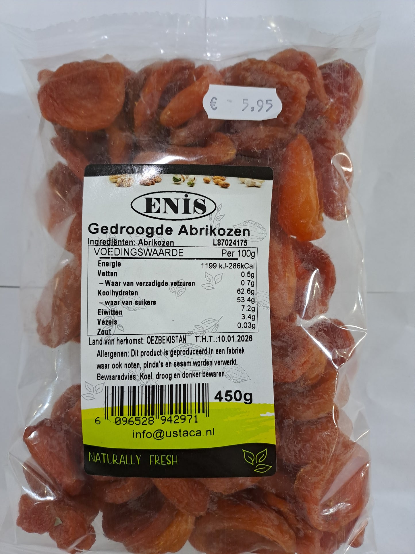 Enis Gedroogde Abrikozen