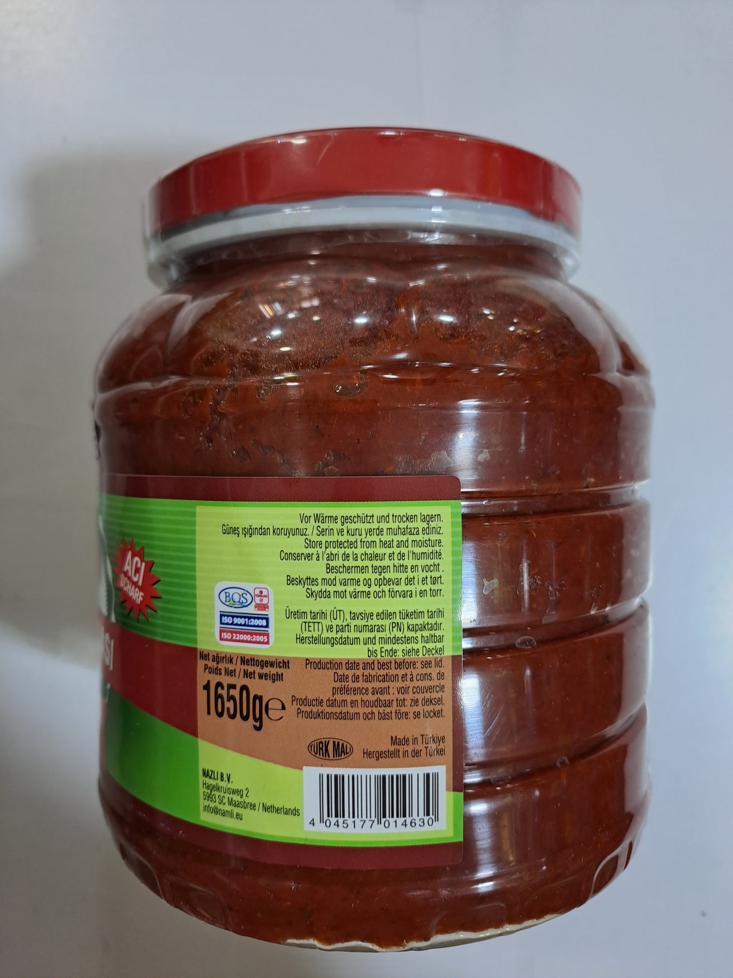 Namli Biber Salcasi Aci