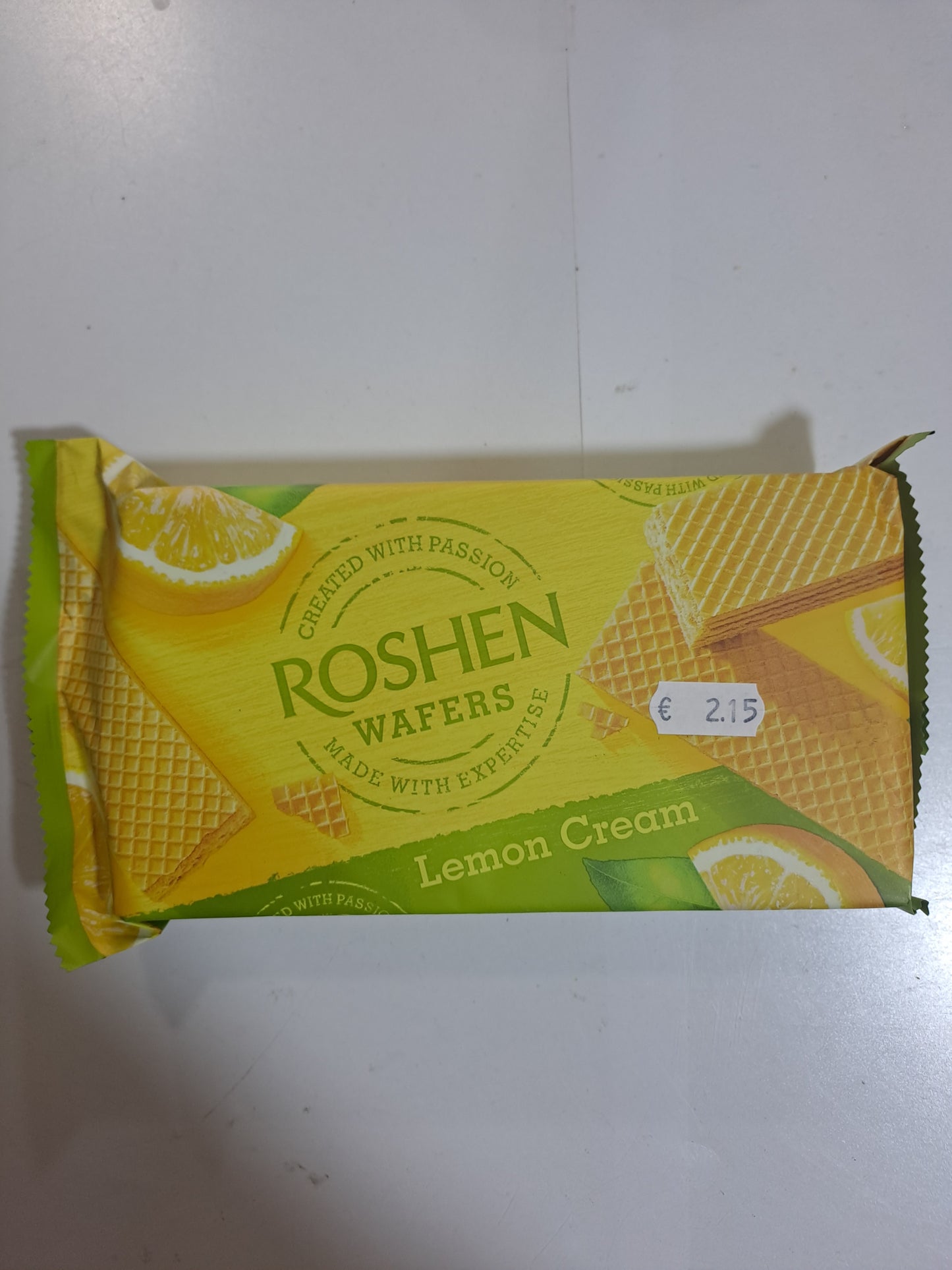 Roshen Wafers Lemon Cream