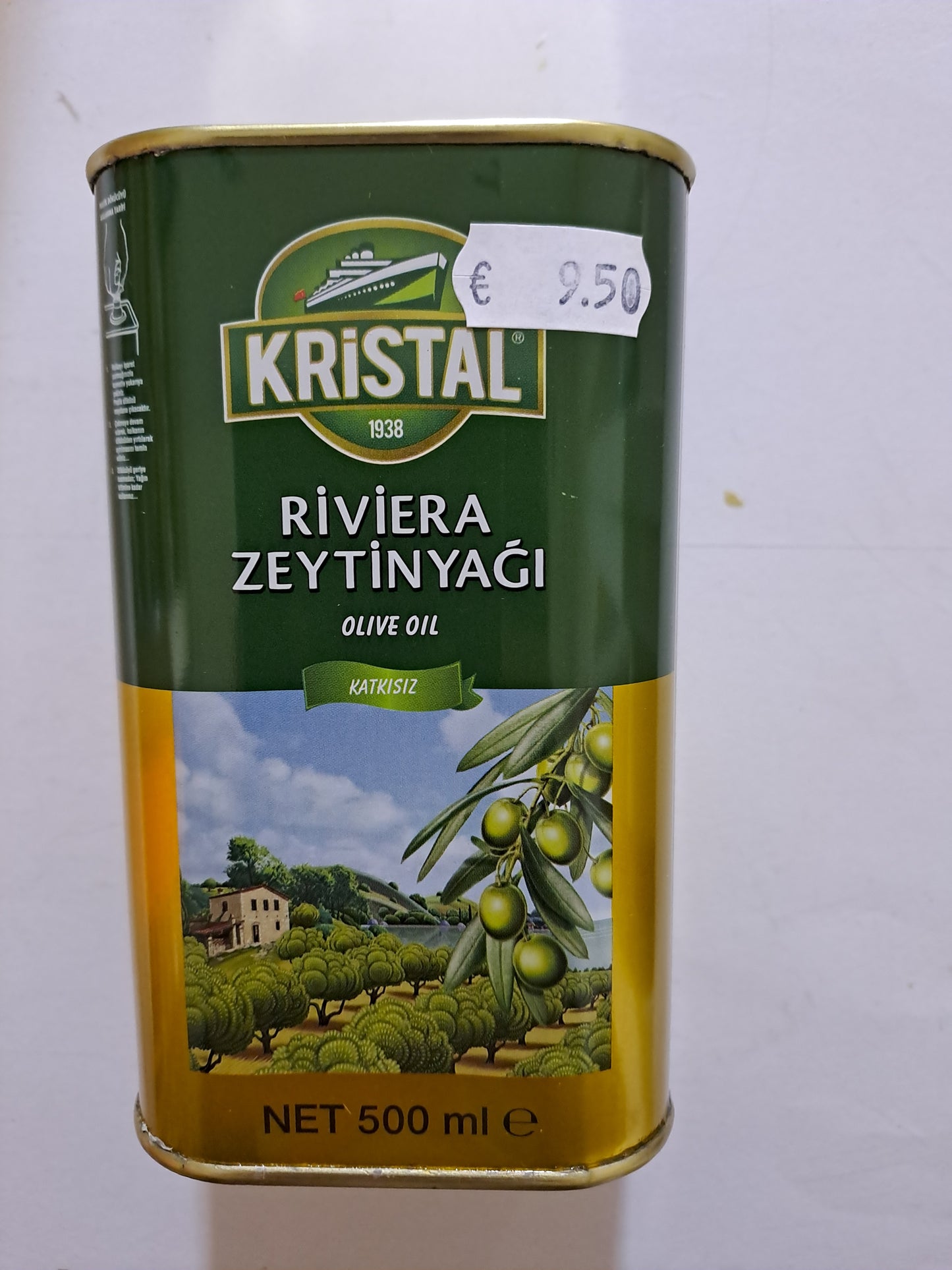 Kristal Riviera Zeytinyagi Olive Oil 500ml