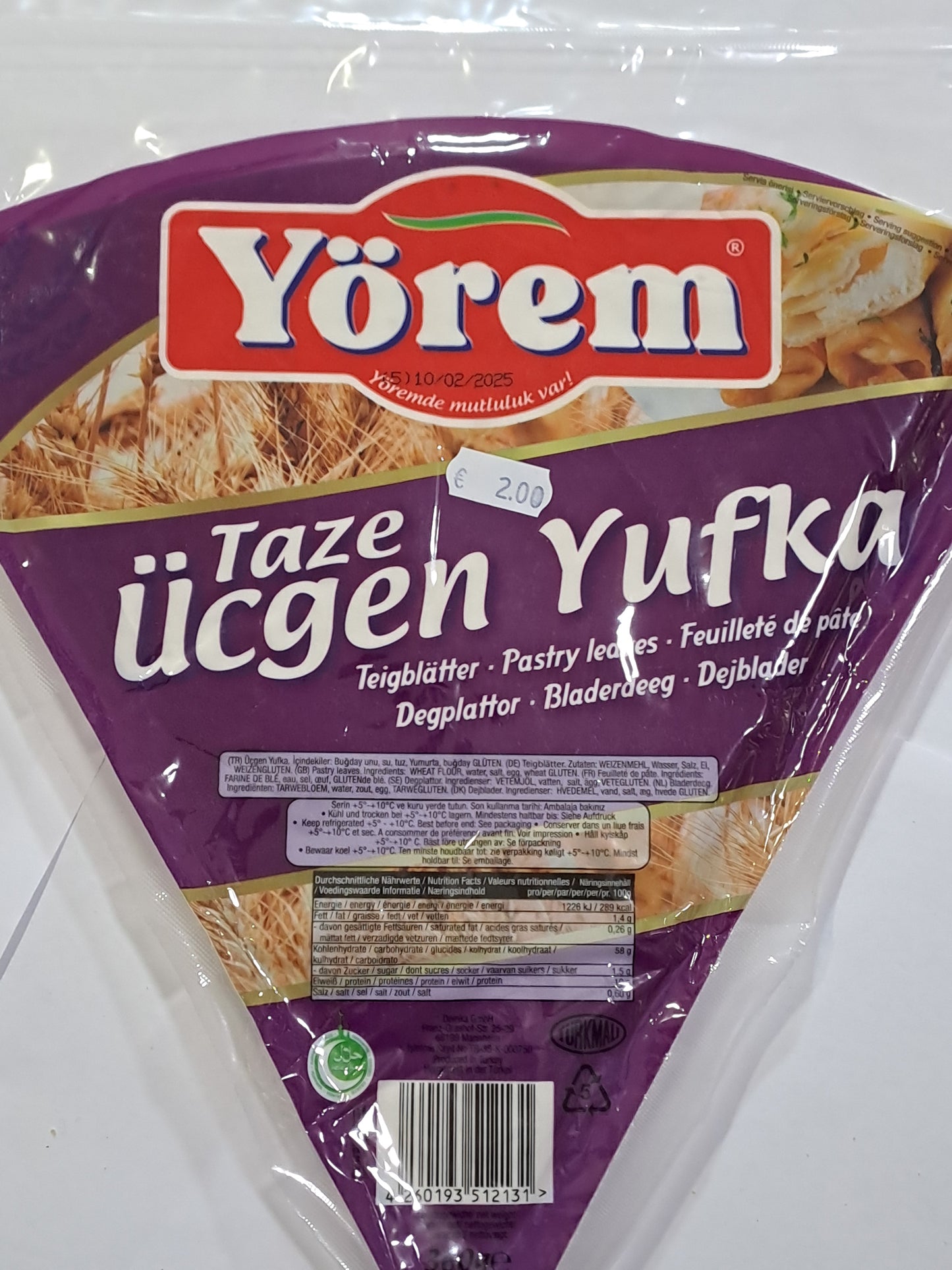 Yorem ücgen yufka
