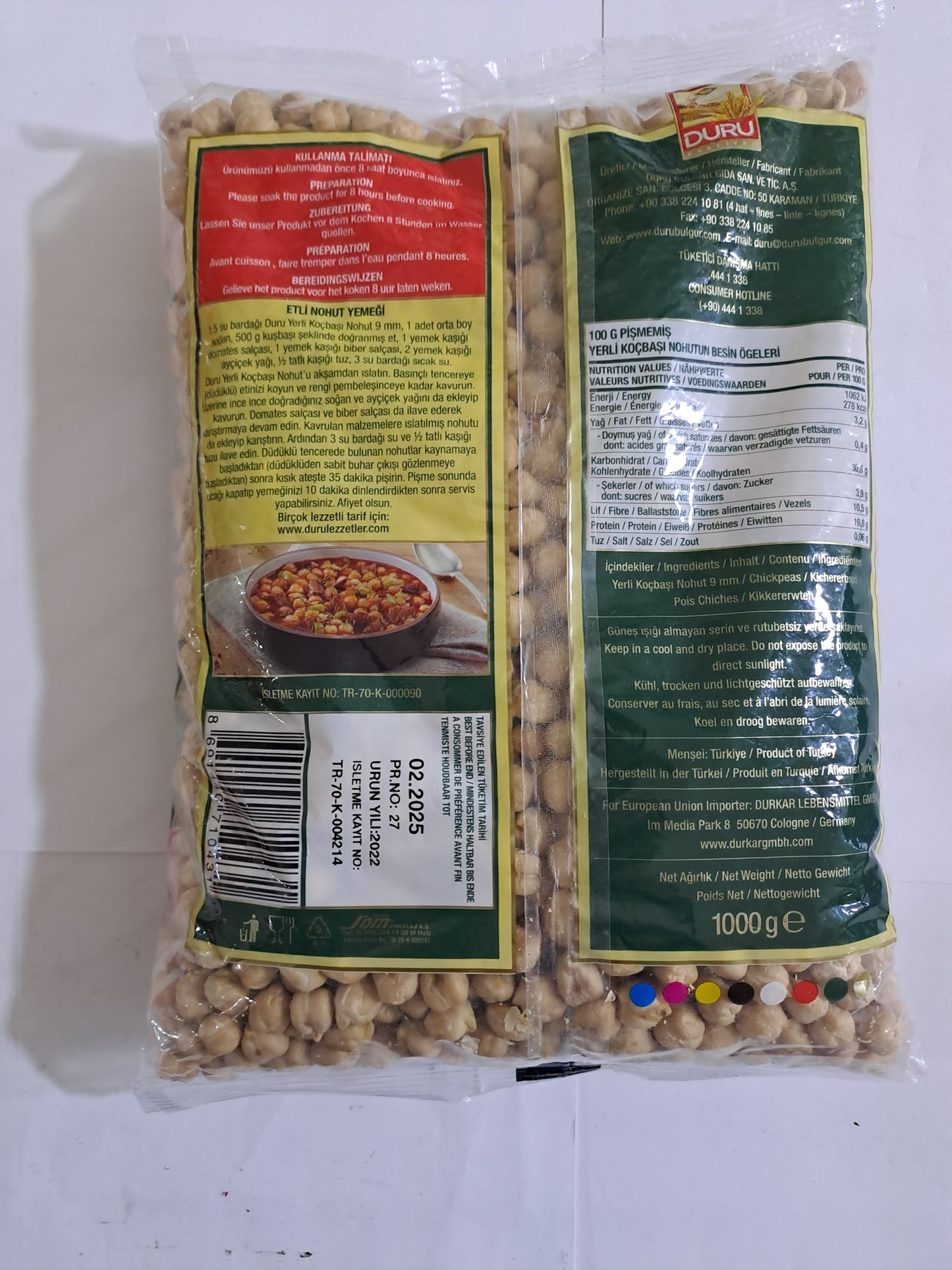 Duru Nohut chickpeas