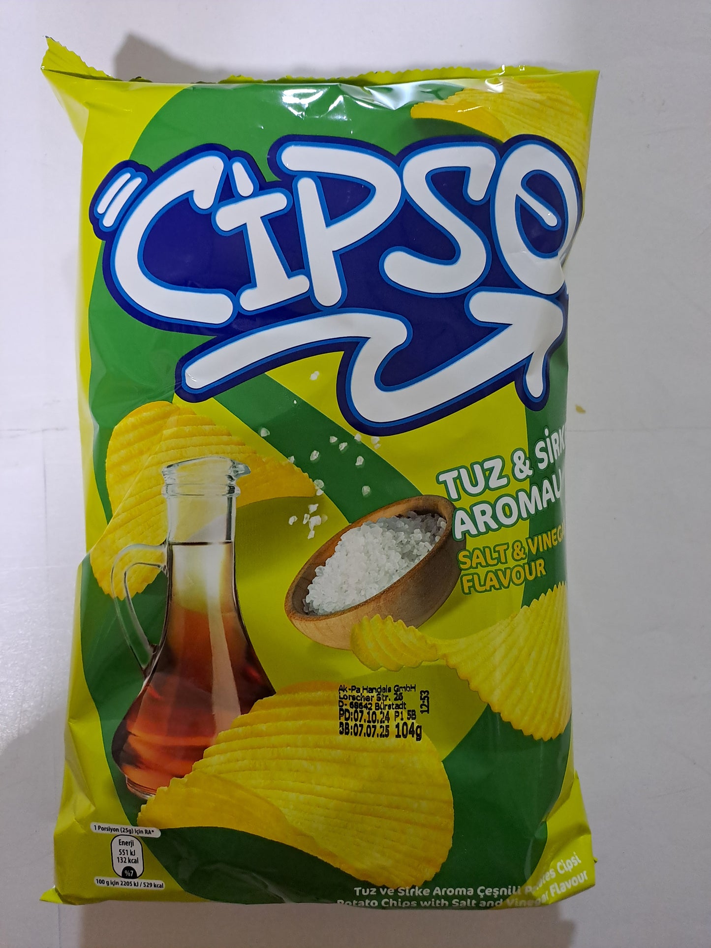 Cipso Chips Salt & Vinegar Flavour