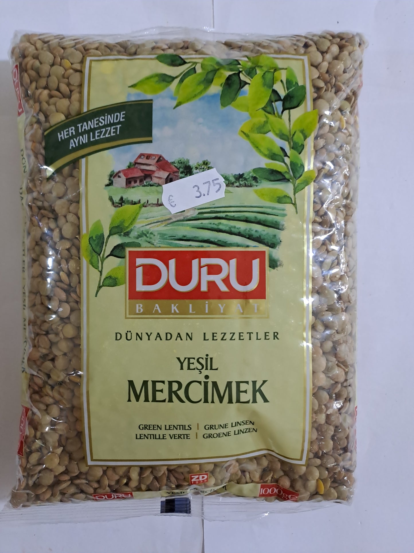 Duru Yesil Mercimek Groene Linzen