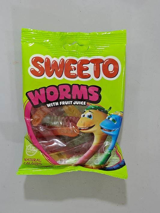 SWEETO WORMS WITH FRUIT Juice