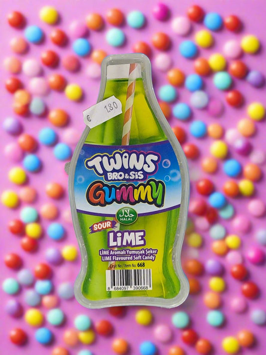 Twins Bros & Sis Gummy Lime