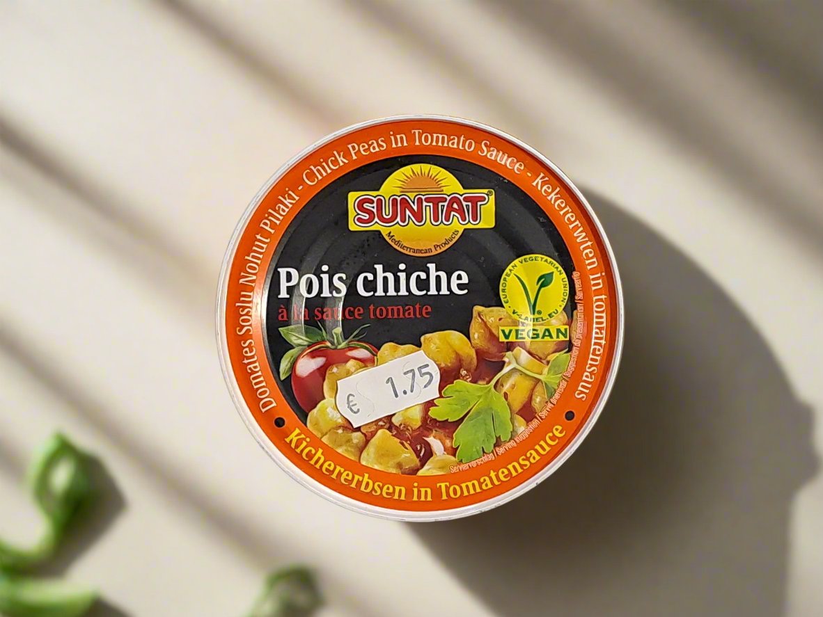 Suntat Pois chiche salce tomate