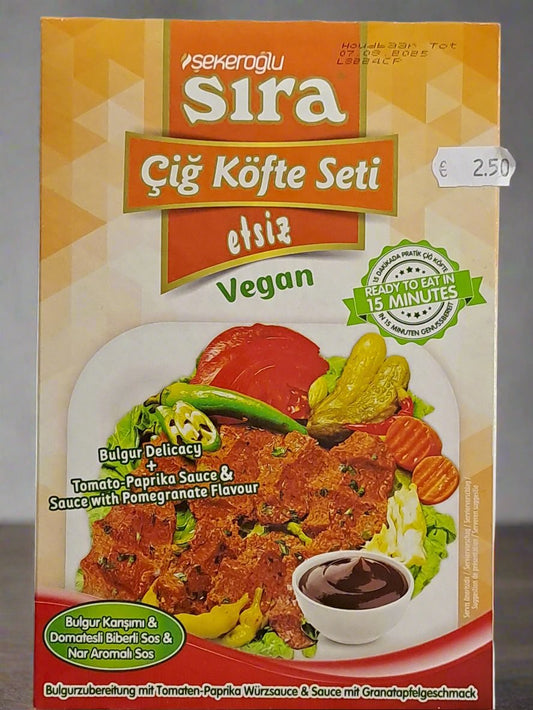 Sira Çi Köfte Seti etsiz Vegan