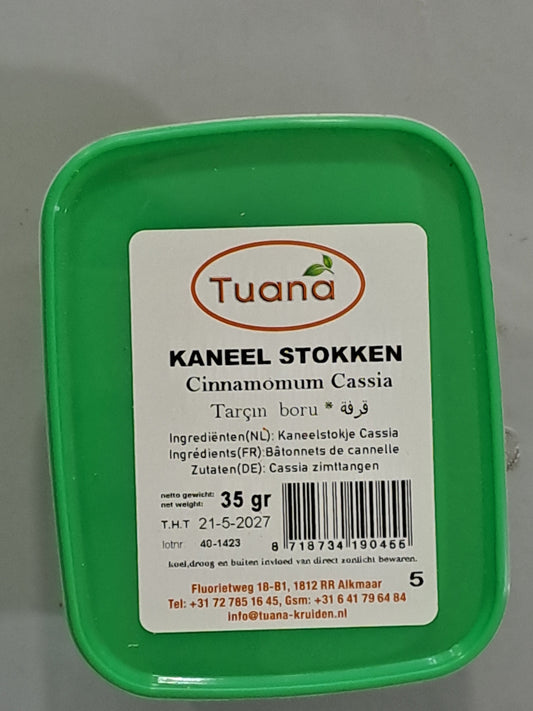 Tuana Kaneel Stokken Cinnamomum Cassia