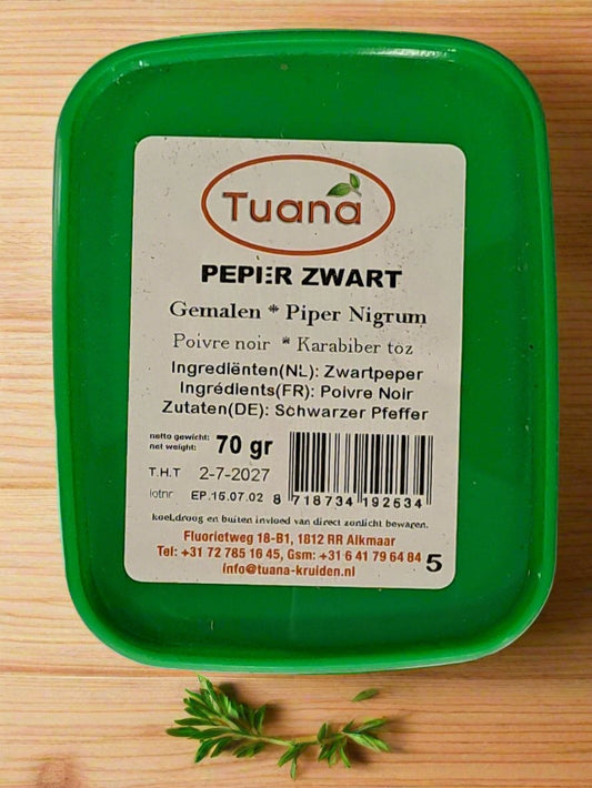 Tuana Peper Zwart Gemalen