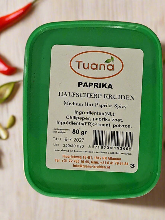 Tuana Paprika Halfscherp Kruiden