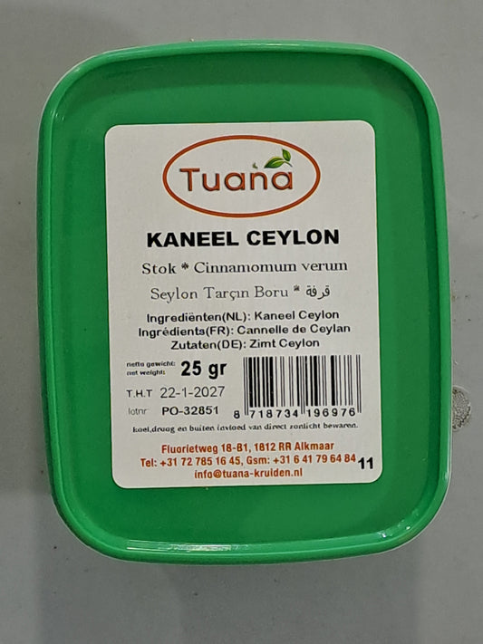 Tuana Kaneel Ceylon Stok