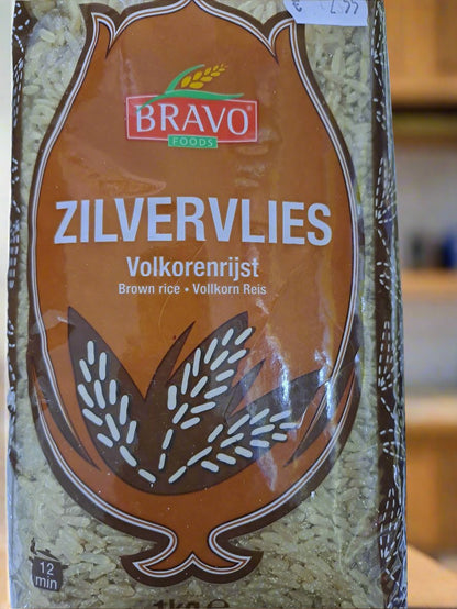 Bravo Zilvervlies( volkorenrijst)
