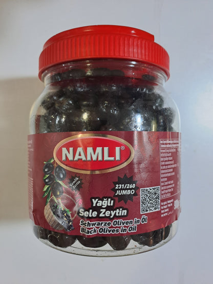 Namli Black Olives In Oil