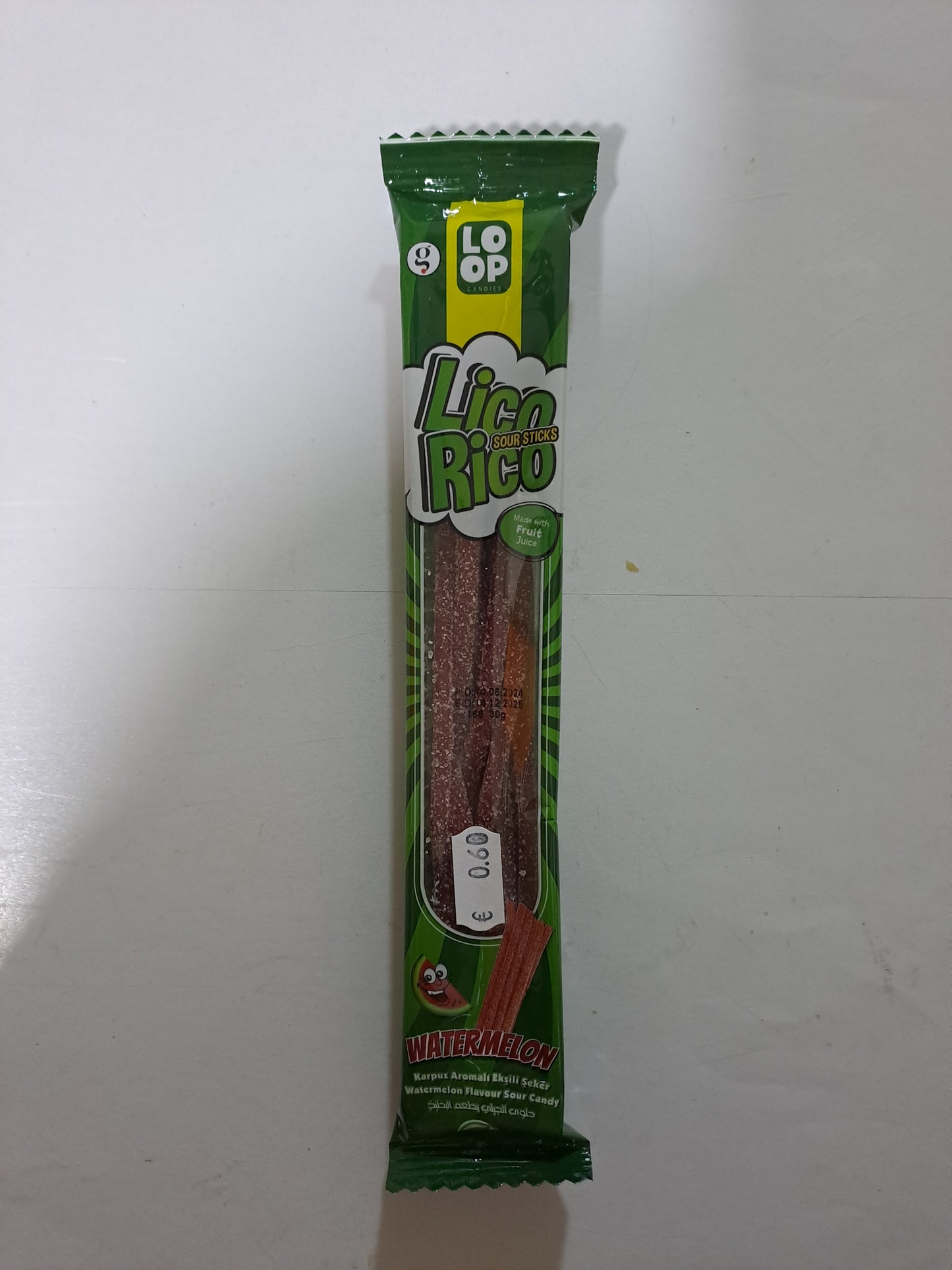 LoOp Sour Sticks Watermelon
