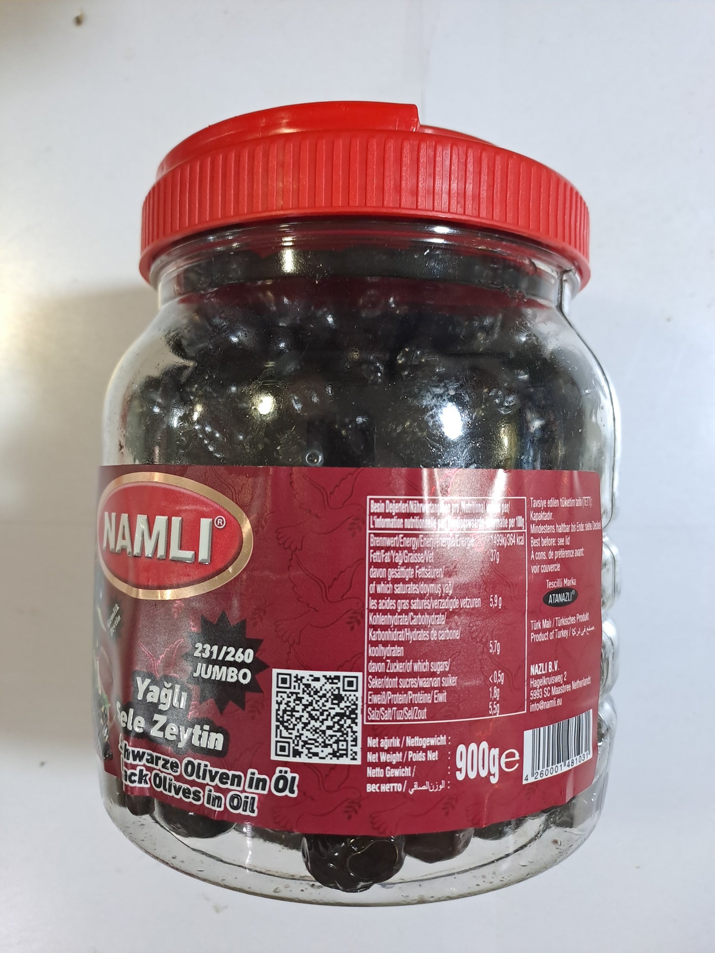 Namli Black Olives In Oil