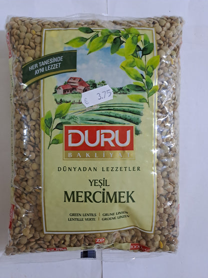 Duru Yesil Mercimek Groene Linzen